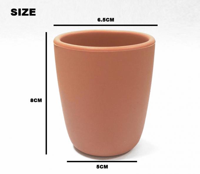 Tazza più calda amichevole libera di BPA Eco per i bambini delle tazze del silicone del bambino