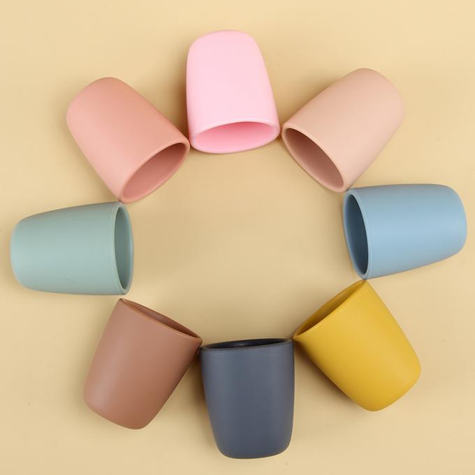 Tazza più calda amichevole libera di BPA Eco per i bambini delle tazze del silicone del bambino