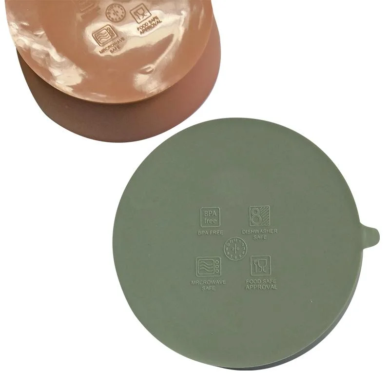 Ciotola d'alimentazione 100% del bambino delle stoviglie del silicone del commestibile con aspirazione