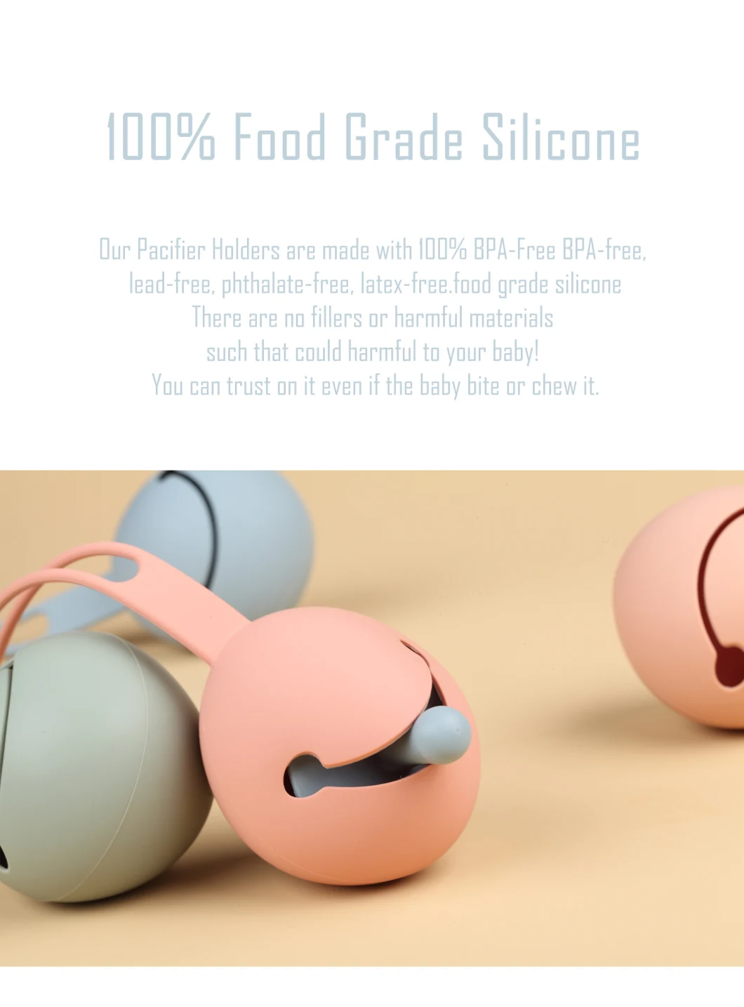 Cassa fittizia 100% del silicone dalla faccia smiley del commestibile con la cinghia