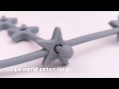 Anti progettazione sicura persa del silicone mettere i denti della clip Stretchable della tettarella