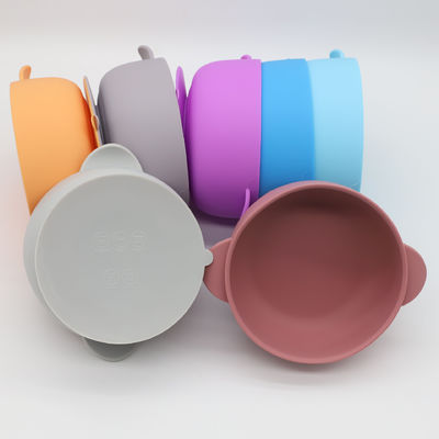 FDA Approved Baby Suction Silicone Feeding Bowl For Toddlers Dinner Table
