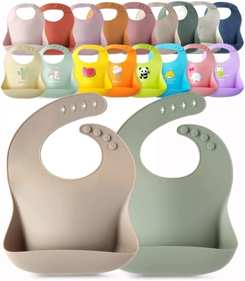 Anti Bacterial Eco Friendly Baby Feeding Bibs Can Be Customized