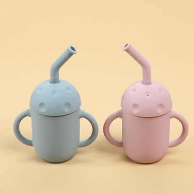 Non lo slittamento tratta l'addestramento del bambino delle tazze di addestramento del silicone per le ragazze dei ragazzi