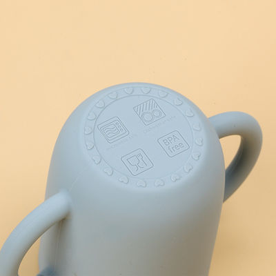 Silicone Straw Cup Non Plastic Unbreakable BPA della prova dell'odore libero con i coperchi