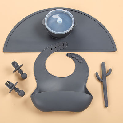 Il colore 6PCS ha abbinato la lavastoviglie d'alimentazione Safe For Toddler degli insiemi del silicone